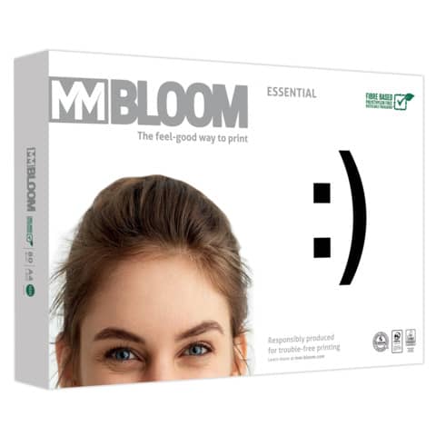 Kopierpapier Essential, A4, 80g/m², 500 Blatt, weiß MM BLOOM 9958A80S