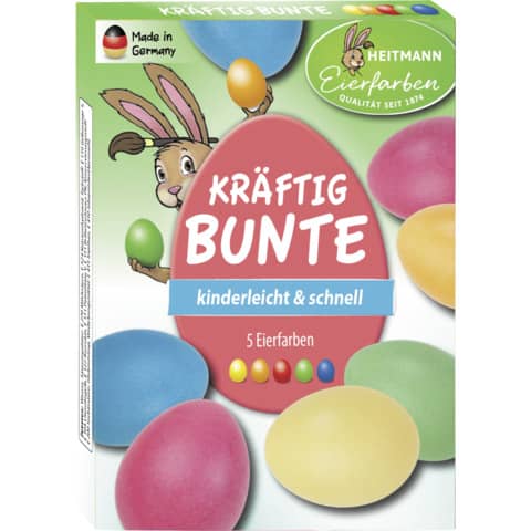 Ostereierfarbe Kräftigbunte Eierfarben HEITMANN EIERFARBEN 1017049