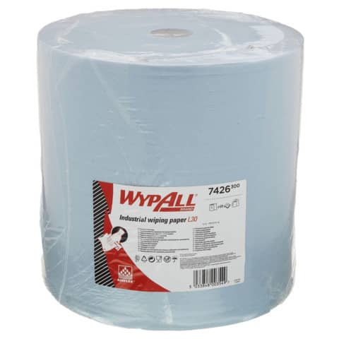 Wischtuch Rolle L30, 3-lagig, blau WYPALL 7426