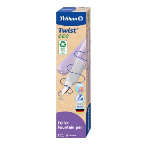 Füllhalter Twist® eco M, lavendel PELIKAN 400195745