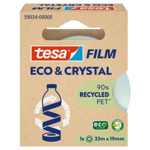 Klebefilm tesafilm® eco&crystal, 33mx19mm TESA 59034-00000-00