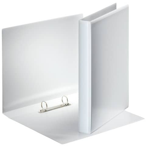 Ringbuch Präsentation, mit Taschen, A4, PP, 2 Ringe, 25 mm, weiss ESSELTE 49708