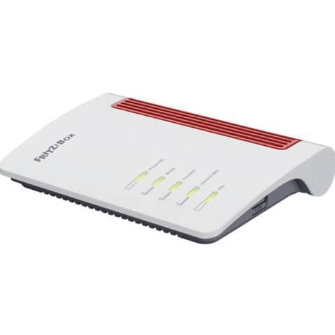 WLAN Router Box AX 7530, weiß/rot FRITZ 20002930