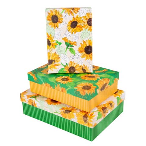 Geschenkkarton Sunflower, 3-teilig TURNOWSKY 85 548