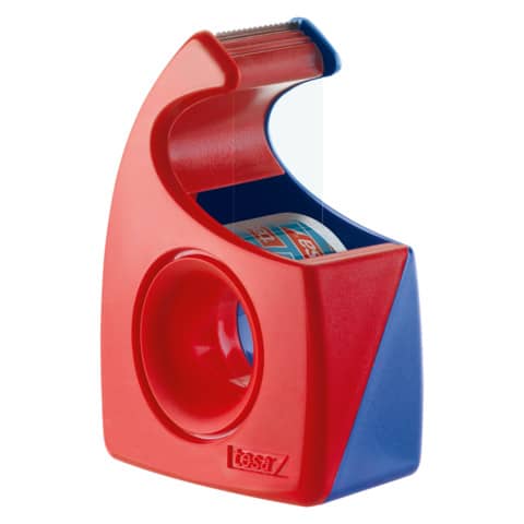 Handabroller EasyCut, 10mx19mm, rot/blau TESA 57443-00001-01