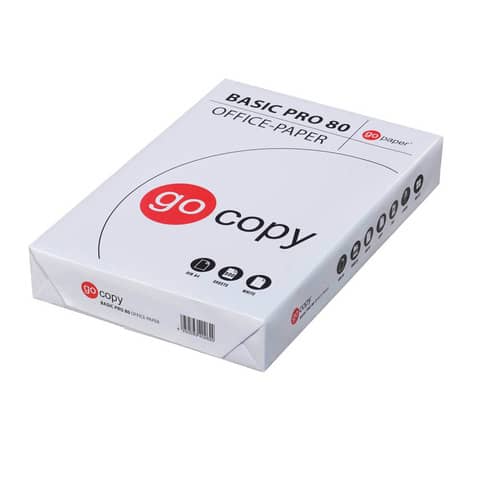 Kopierpapier Basic Pro, A4, 70g/m², 500 Blatt, weiß GO COPY 8102A80S