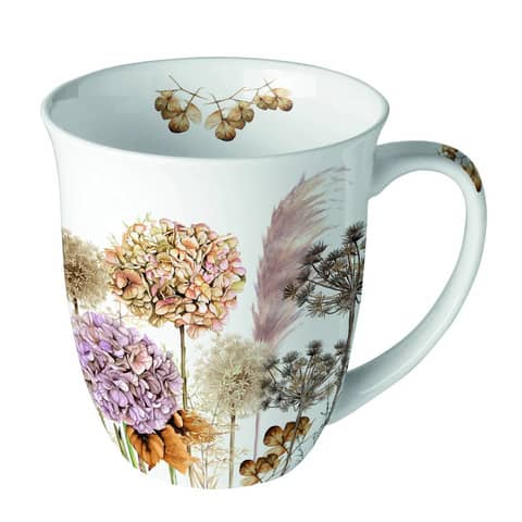 Kaffeebecher getrocknete Blumen,  0,4l AMBIENTE 18418690