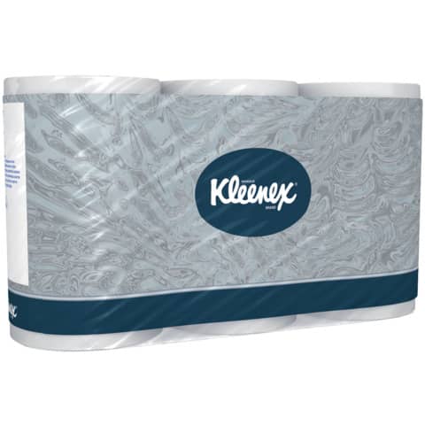 Toilettenpapier, 3-lagig, 6 Rollen, hochweiß KLEENEX 8440